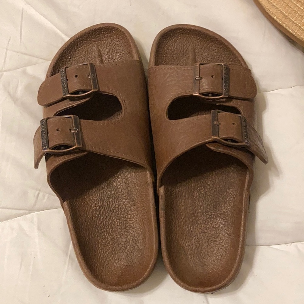 Brown sandles
